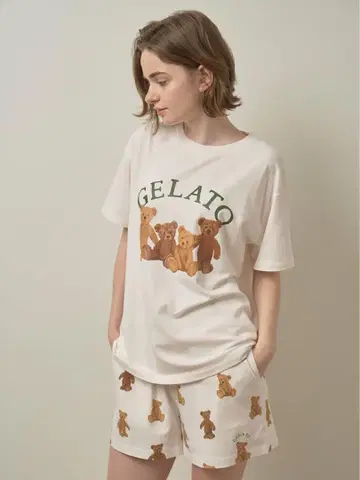 gelato pique 젤라 피케 룸웨어 셋업 곰 곰