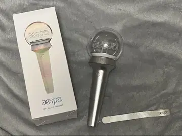 aespa OFFICIAL FANLIGHT 트레이딩 카드 포함 닌닌 지젤