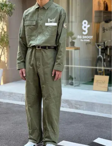 쿠보즈카 요스케 8gshoot 연결 오리브 그린 남녀 공용