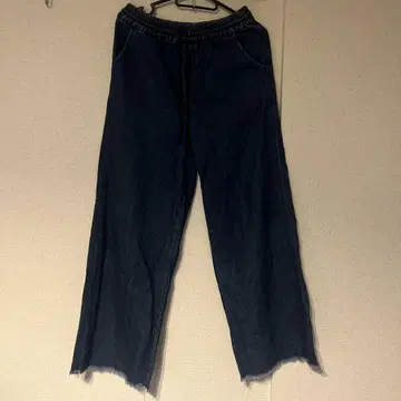 마우지 와이드 데님 팬츠
