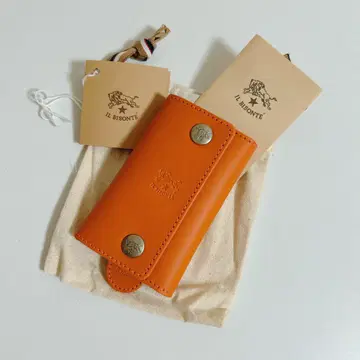 IL BISONTE 일비종떼 키케이스 6연 오렌지 복조리 포함