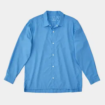 야마토미치 Bamboo shirt Unisex Light Blue M