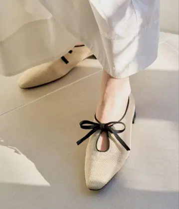 LE TALON 세미 시어 레이스업 매니쉬 25cm