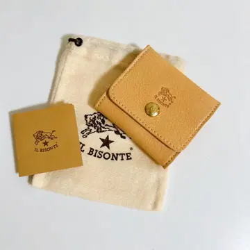 IL BISONTE 일비종떼 코인 케이스 동전 지갑 내추럴 누메