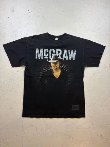 Tim McGraw 08 반팔 티셔츠 M 사이즈 블랙