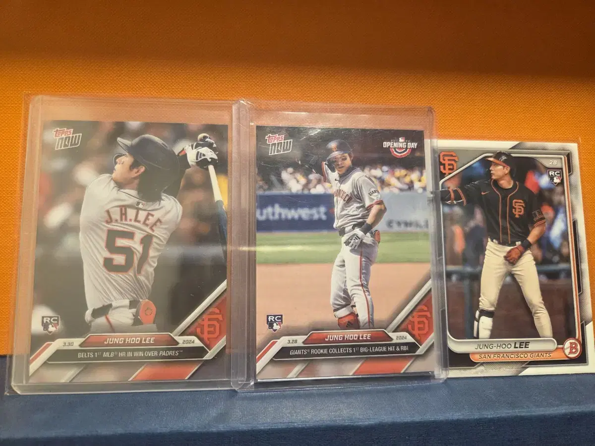 [MLB] Lee Jung-hoo Rookie Card Lot (3 cards)