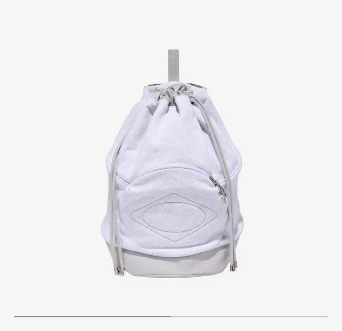 Mischief Drawstring Duffle Bag Light Melange Gray