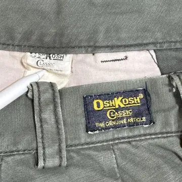 OshKosh classic 카고 팬츠 올리브 군용 팬츠 밀리터리 팬츠