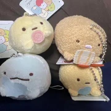 스미코구라시 시로쿠마의 손으로 만든 봉제 인형 엎드린 새우 플라이