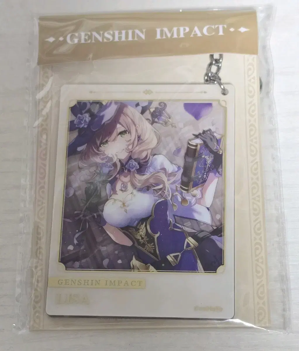 Genshin Impact Cafe Lisa Acrylic Keyring