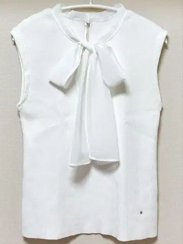 CELFORD 셀포드 보타이 리본 니트 풀오버 OWHT 36
