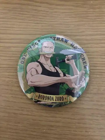 원피스 ONEPIECE 조로 캔뱃지 TV 방송국 크루 의상