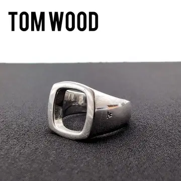톰 우드 TOMWOOD 스퀘어 오픈 반지 17호 실버 925 새상품급