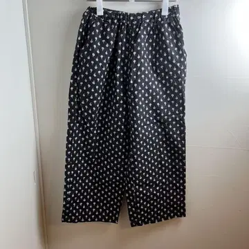 studio CLIP 꽃무늬 올 패턴 마르쉐 팬츠 와이드 팬츠 블랙 F