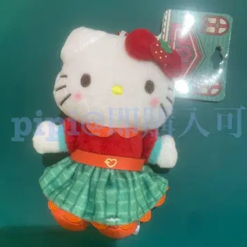 키티 마스코트 딸기 시리즈 퓨로 산리오