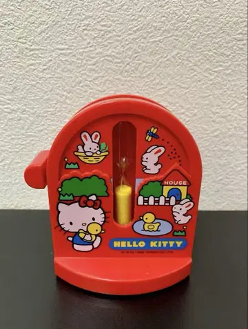 HELLO KITTY 모래시계 쇼와 산리오 쇼와 레트로 당시 물건
