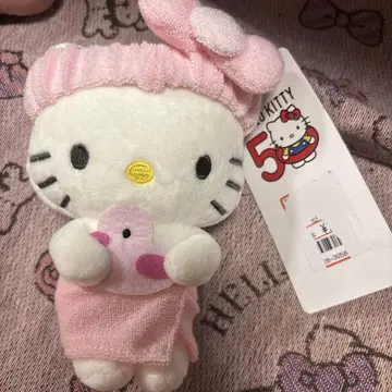 목욕 헬로키티 마스코트