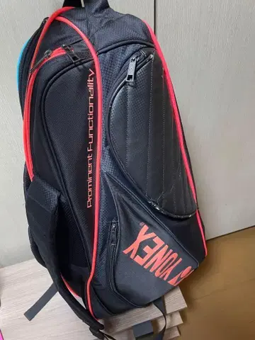 YONEX 라켓 백 블랙/빨강/파랑