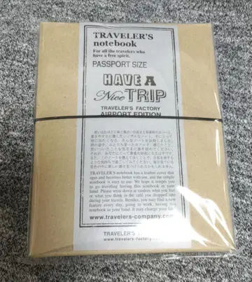 트래블러스 팩토리 나리타 공항 한정판 트래블러스 노트 여권 사이즈