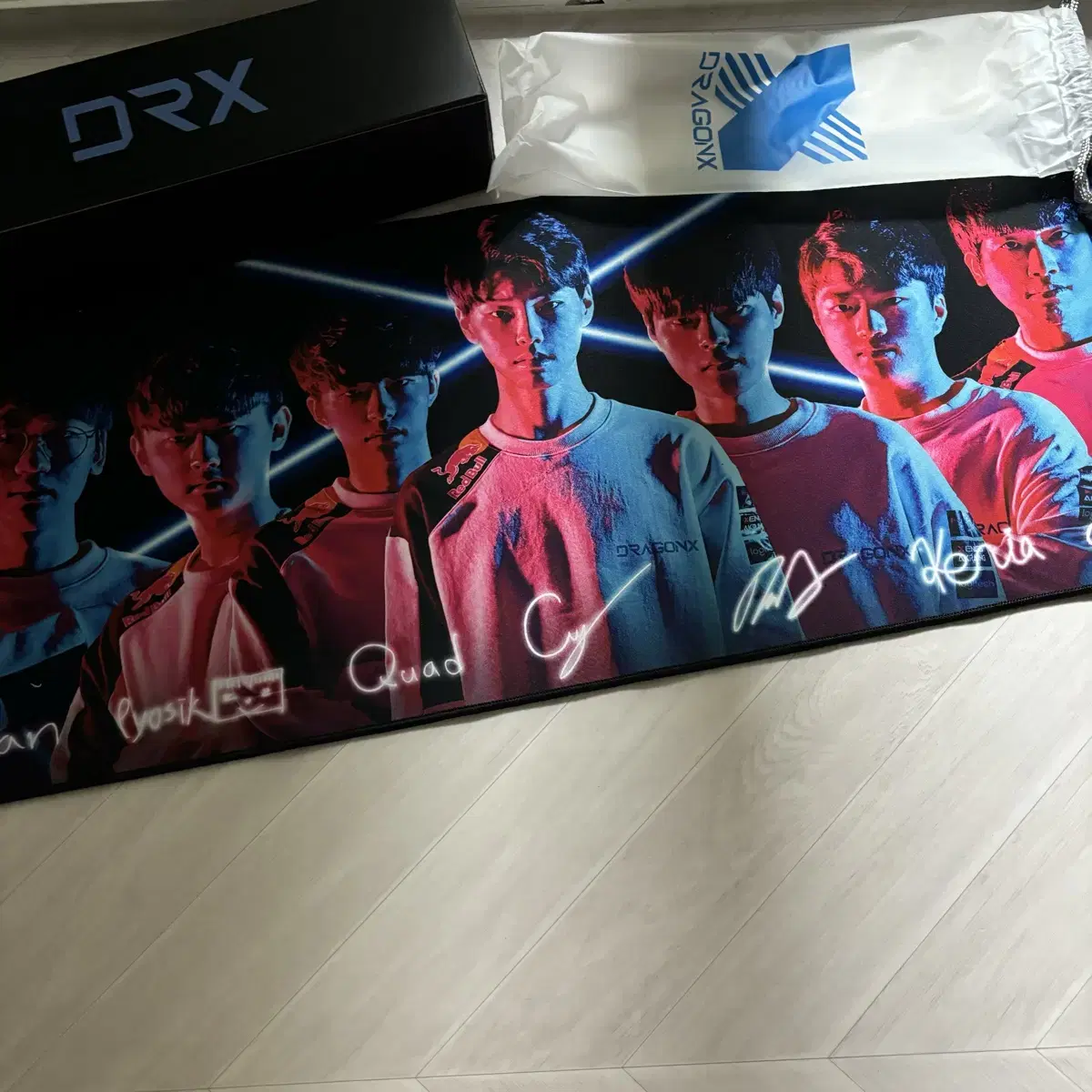 2020 DRX Extended Mouse Pad Doran Pyosik Quad Chovy Deft Keria Cmax