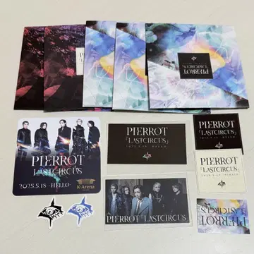 PIERROT 로토 스티커 세트 로고 코스터 키리토 아이지 준