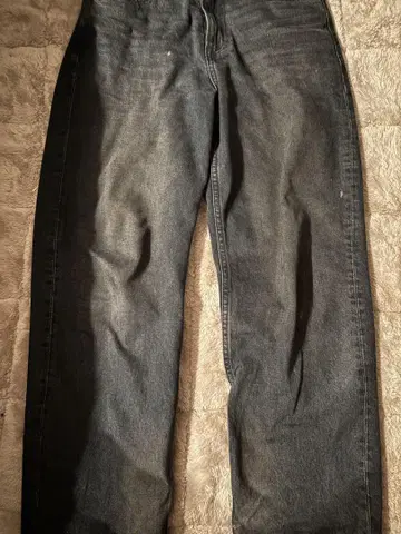Loose 29 30 단종 상품 H&M 청바지 와이드 데님 가공