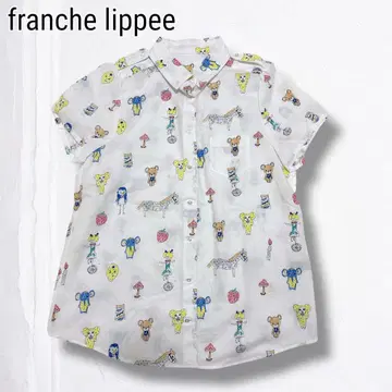 franche lippee 올 패턴 애니멀 셔츠