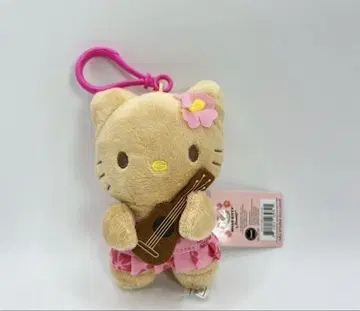 미사용 새상품 괌 봉제 인형 헬로키티 우쿨렐레 일광화상 키티 산리오