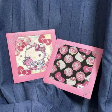 셔닐 직물 타월 손수건 헬로키티 50주년 산리오 퓨로랜드
