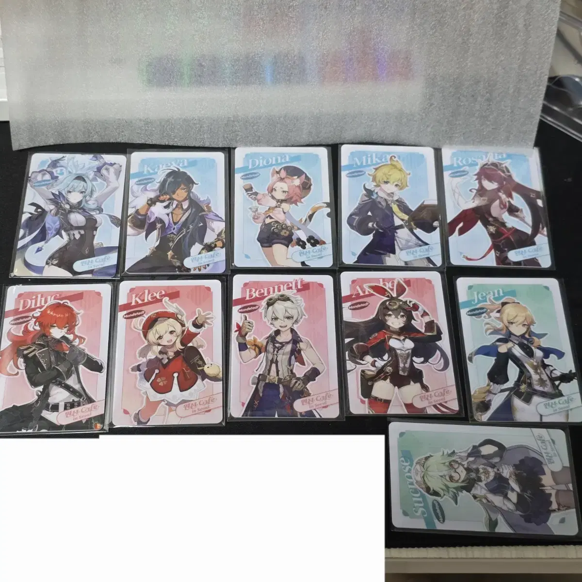 Genshin Impact Cafe Mondstadt poca, 11 pieces