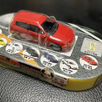 머리글자 D E6 Civic 미니카 레드 1/64