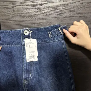 GYDA 다크 블루 데님 스커트 S 사이즈 벨트 포함