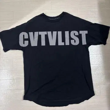 CVTVLIST 티셔츠 블랙