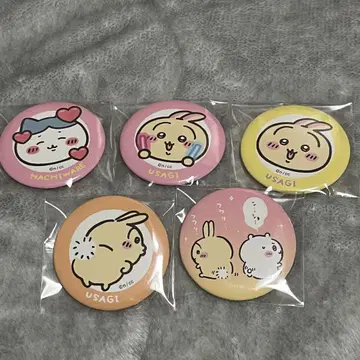 치이카와 (먼작귀) 캔뱃지 토끼 하치와레 치이카와