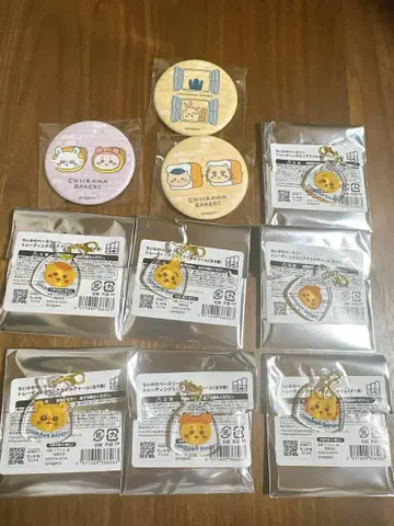 치이카와 베이커리 캔뱃지 아크릴 참