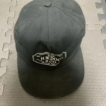 H.W. DOG & CO. 블랙 캡 사이즈 40