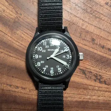 BENRUS 763 블랙 손목시계