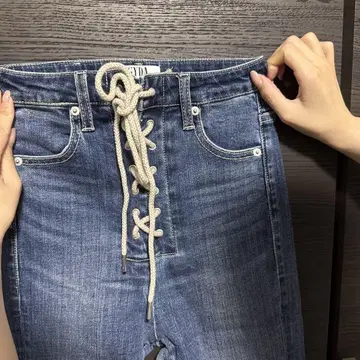 GYDA 스키니 데님 하이 웨스트