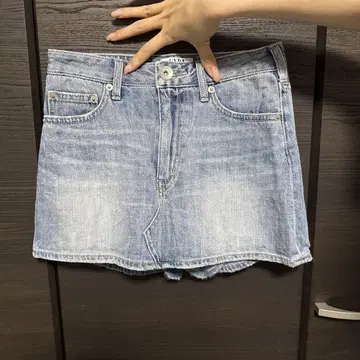 GYDA 데님 미니 스커트 라이트 블루
