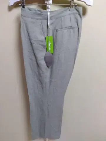 DAMAcollection 린넨 100% 팬츠 그레이 XL