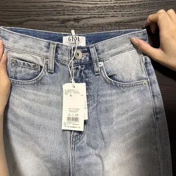 GYDA 라이트 블루 부츠 컷 데님 XS