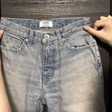 GYDA 라이트 블루 스트레이트 데님