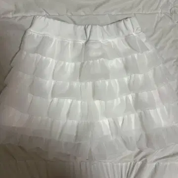 허니시나몬 튤 프릴 팬츠
