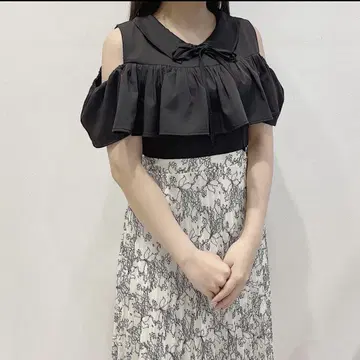 프릴 도킹 원피스