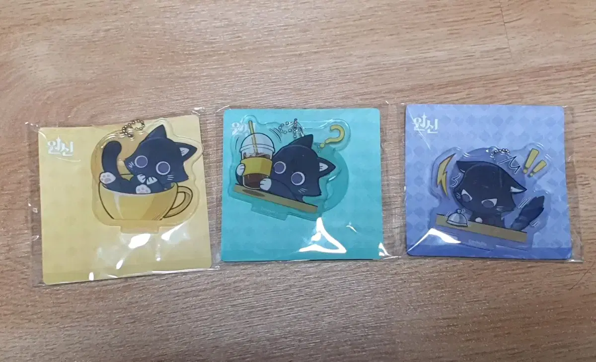 Genshin Impact Cafe Wanderer Bangnyangi Acrylic Stand Keyring