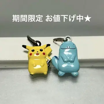 헤이세이 레트로 TOMY 포켓몬 지퍼 홀더 피카츄 누오 당시 물건