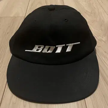 BOTT 자수 로고 블랙 캡
