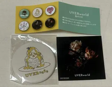 UVER 카페 캔뱃지 스티커