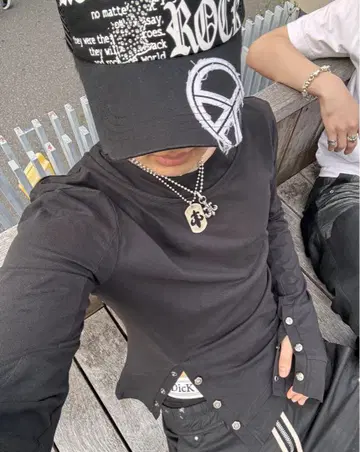BWL 목걸이 도그 태그 크로스