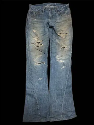 아카이브 토네이도 마트 피해 데님 팬츠